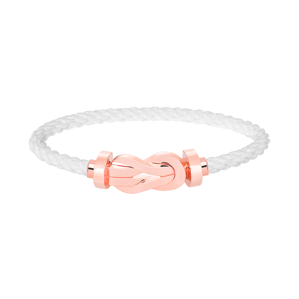 [Vicky]CHANCE LARGE 8 FIGURE BUCKLE NO DIAMOND BRACELET ROSE GOLD