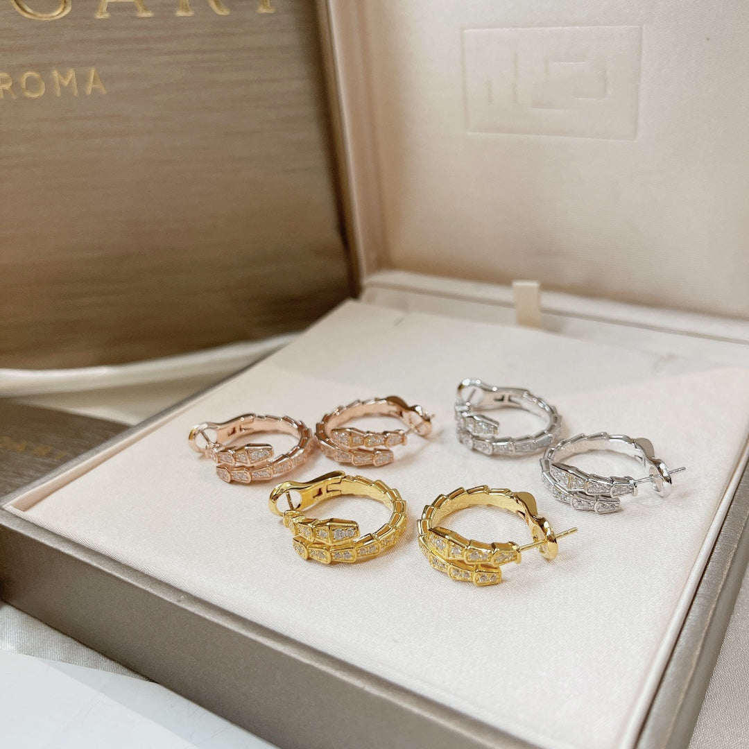 [Vicky]SERPENTI EARRINGS DIAMOND