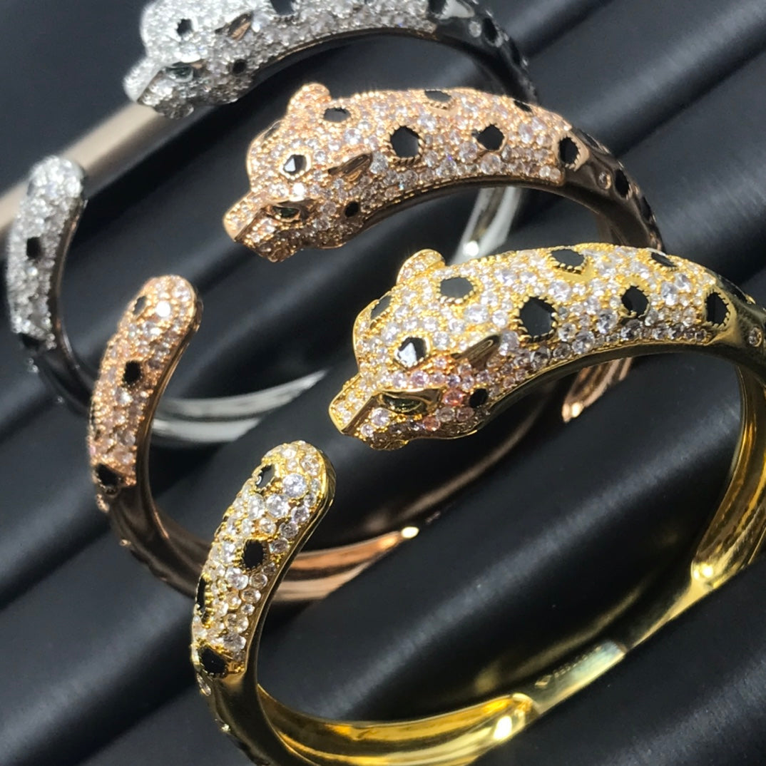 [Vicky]PANTHERE BIG BRACELET DIAMONDS