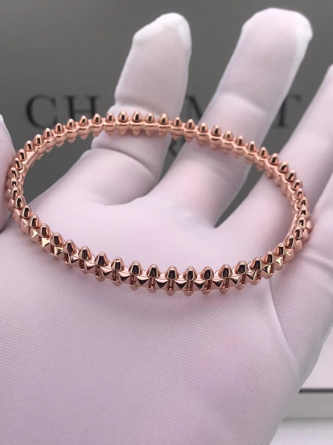 [Vicky]CLASH PINK GOLD BRACELET