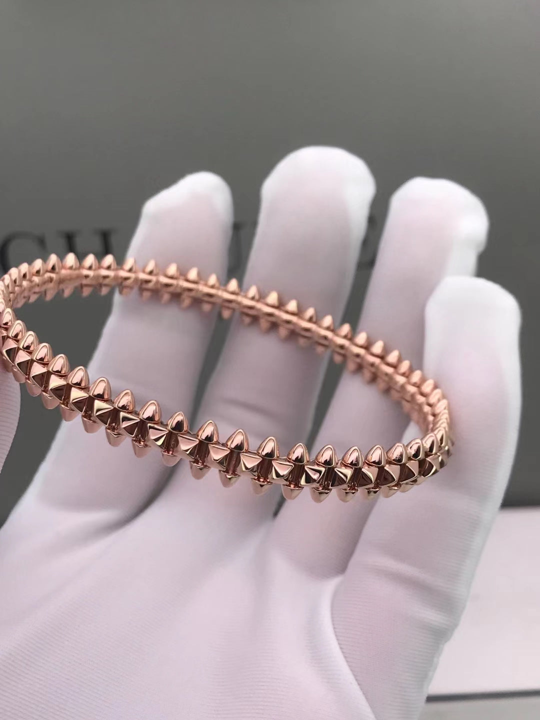 [Vicky]CLASH PINK GOLD BRACELET