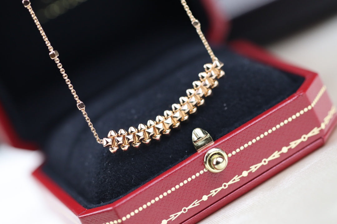 [Vicky]CLASH PINK GOLD NECKLACE