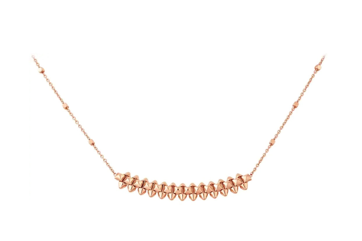 [Vicky]CLASH PINK GOLD NECKLACE