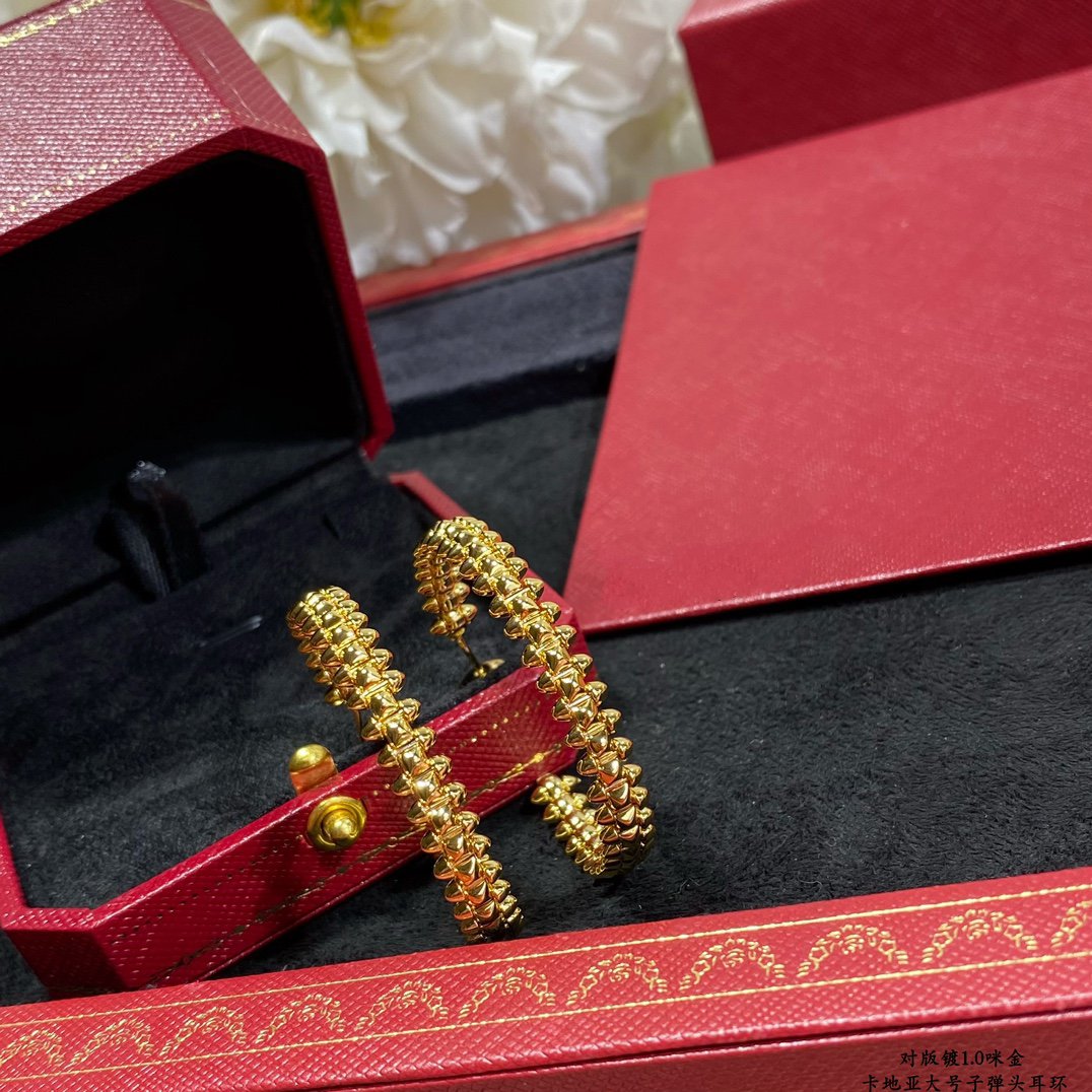 [Vicky]CLASH LARGE HOOP EARRINGS