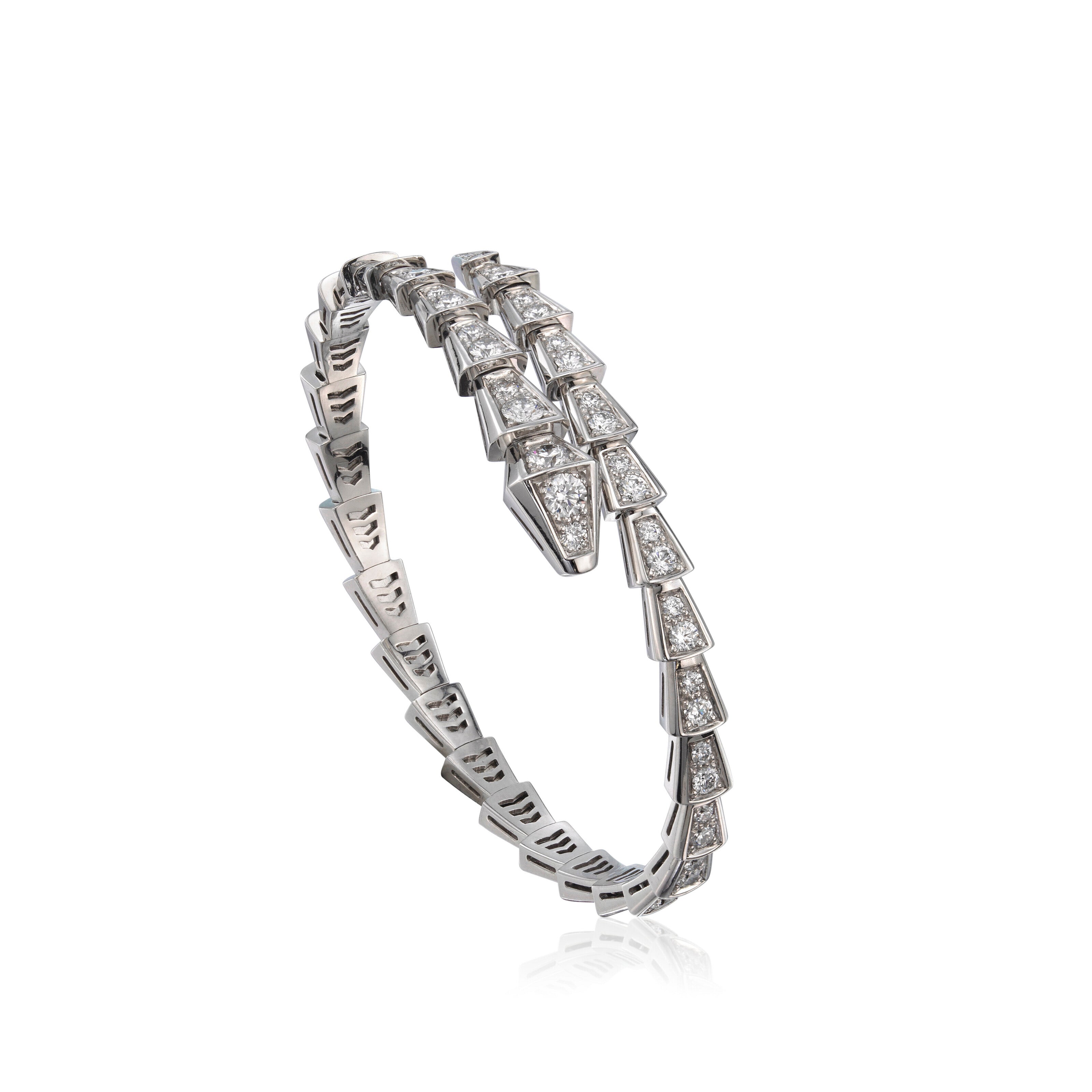 [Vicky]SERPENTI BRACELET 6MM SILVER DIAMOND