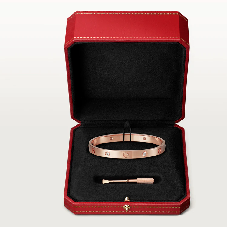 [Vicky]LOVE BRACELET 6.1MM 4 DIAMONDS