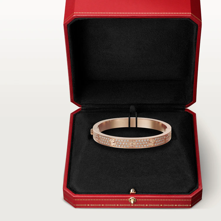 [Vicky]LOVE BRACELET 6.1MM DIAMOND-PAVED
