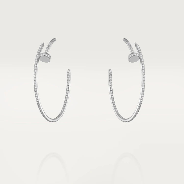 [Vicky]JUSTE EARRINGS FULL DIAMONDS 1.8MM