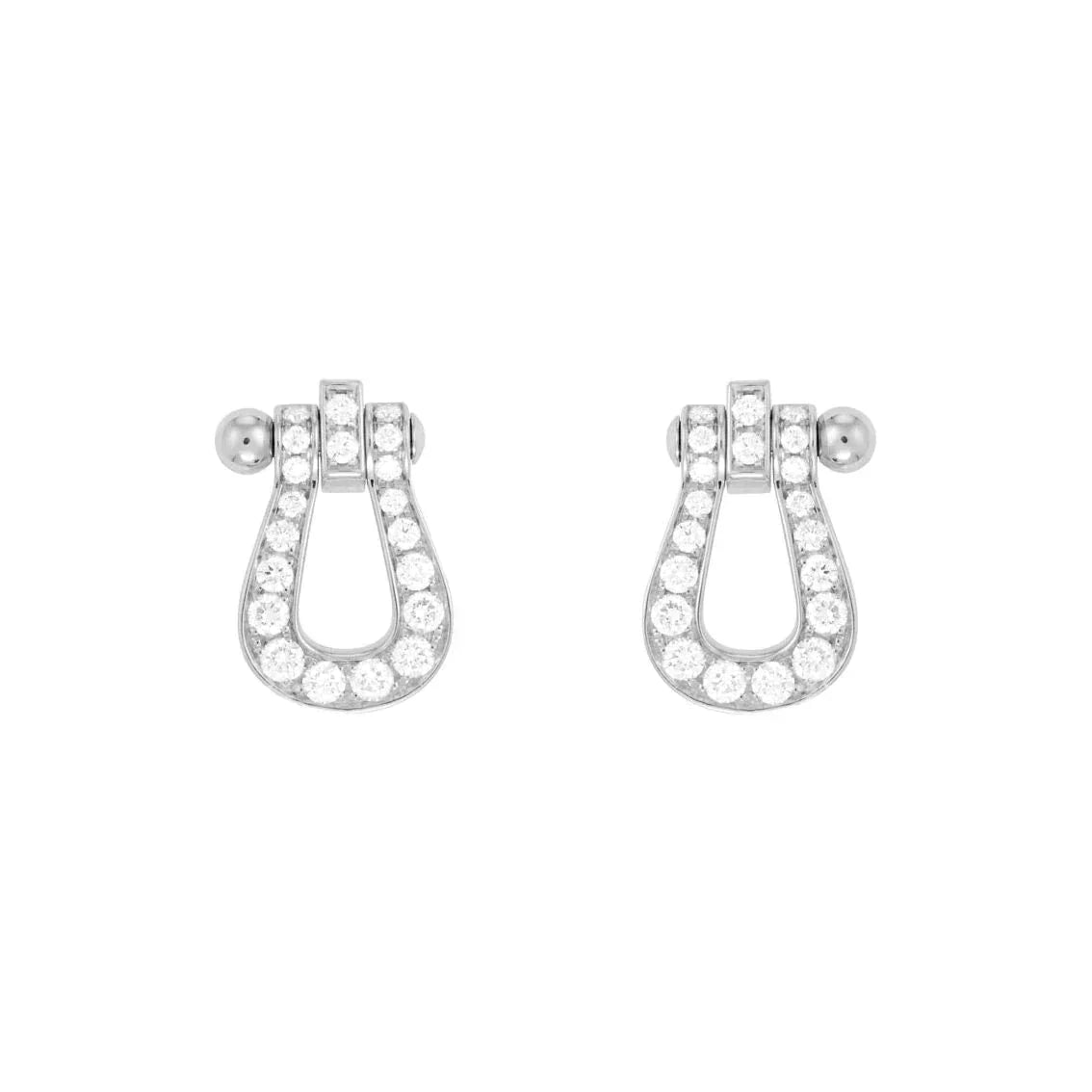 [Vicky]FORCE 10 FULL DIAMOND STUD EARRINGS MINI MODEL