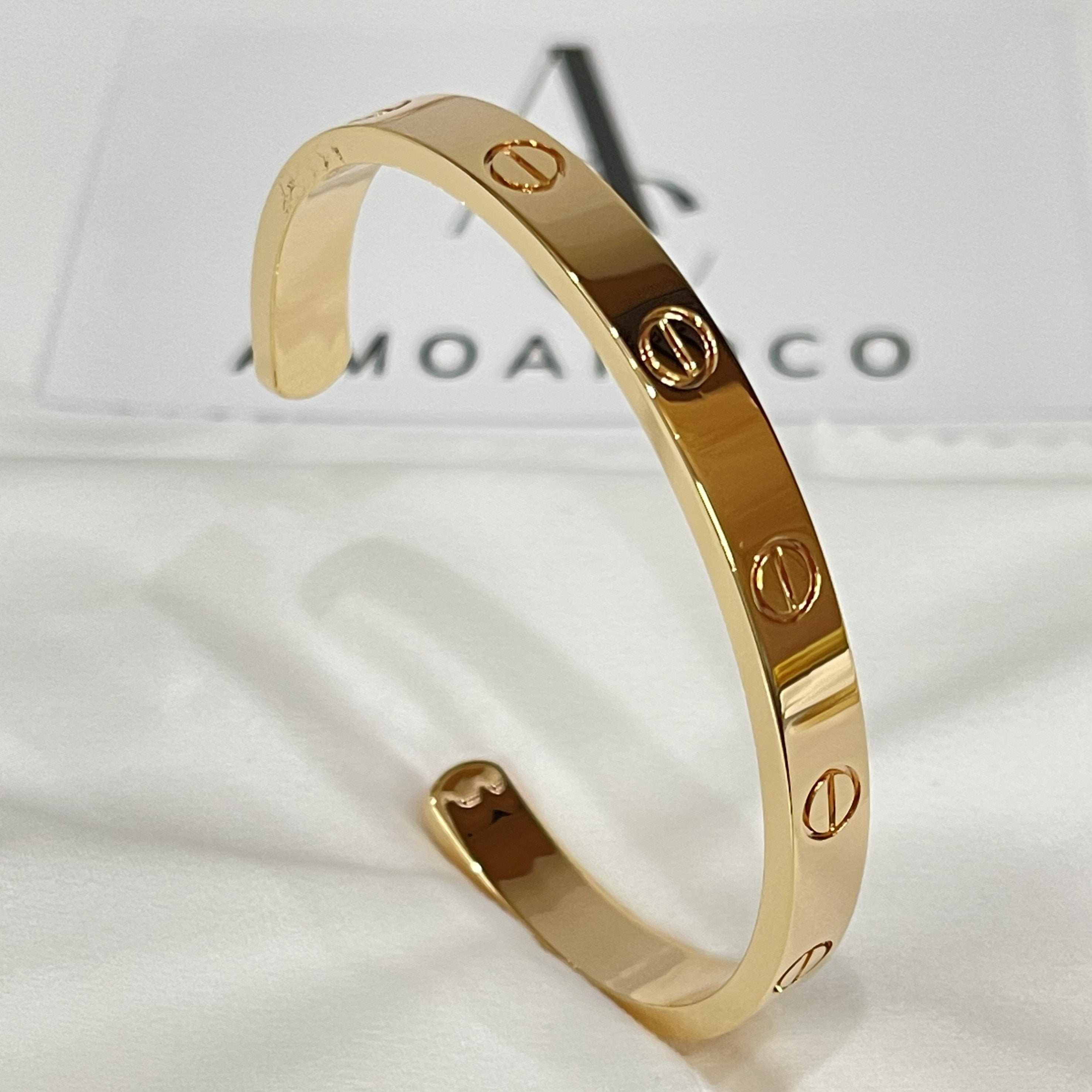[Vicky]LOVE BRACELET 6.1MM OPEN CUFF