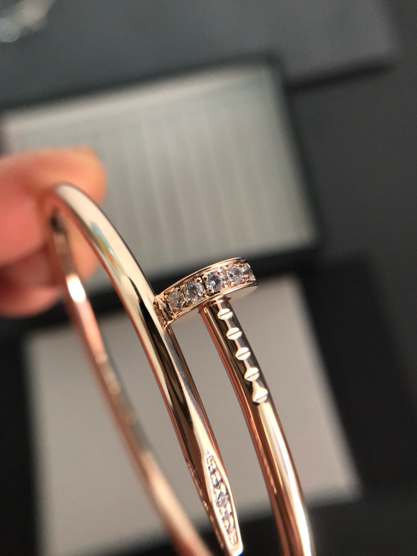 [Vicky]JUSTE BRACELET 3.5MM DIAMONDS
