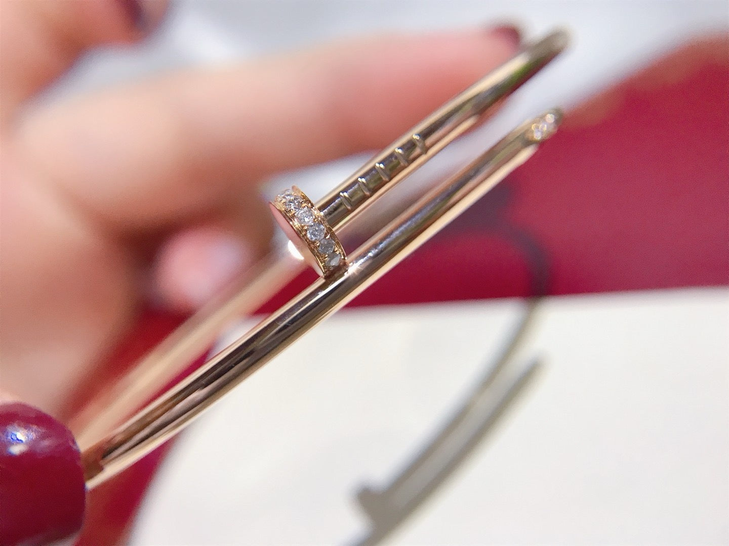 [Vicky]JUSTE BRACELET 2.5MM DIAMONDS