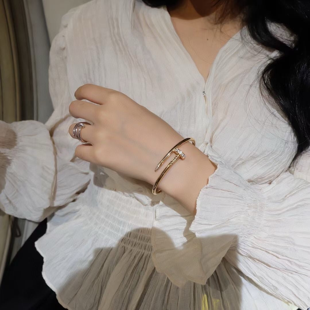 [Vicky]JUSTE BRACELET 3.5MM DIAMONDS