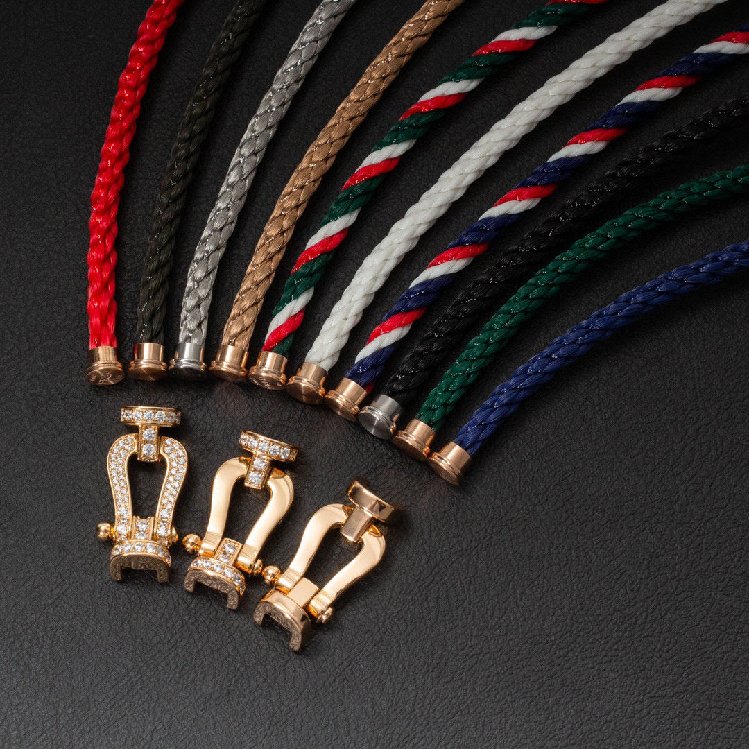 [Vicky]FORCE LARGE HORSESHOE NO DIAMOND BRACELET GOLD