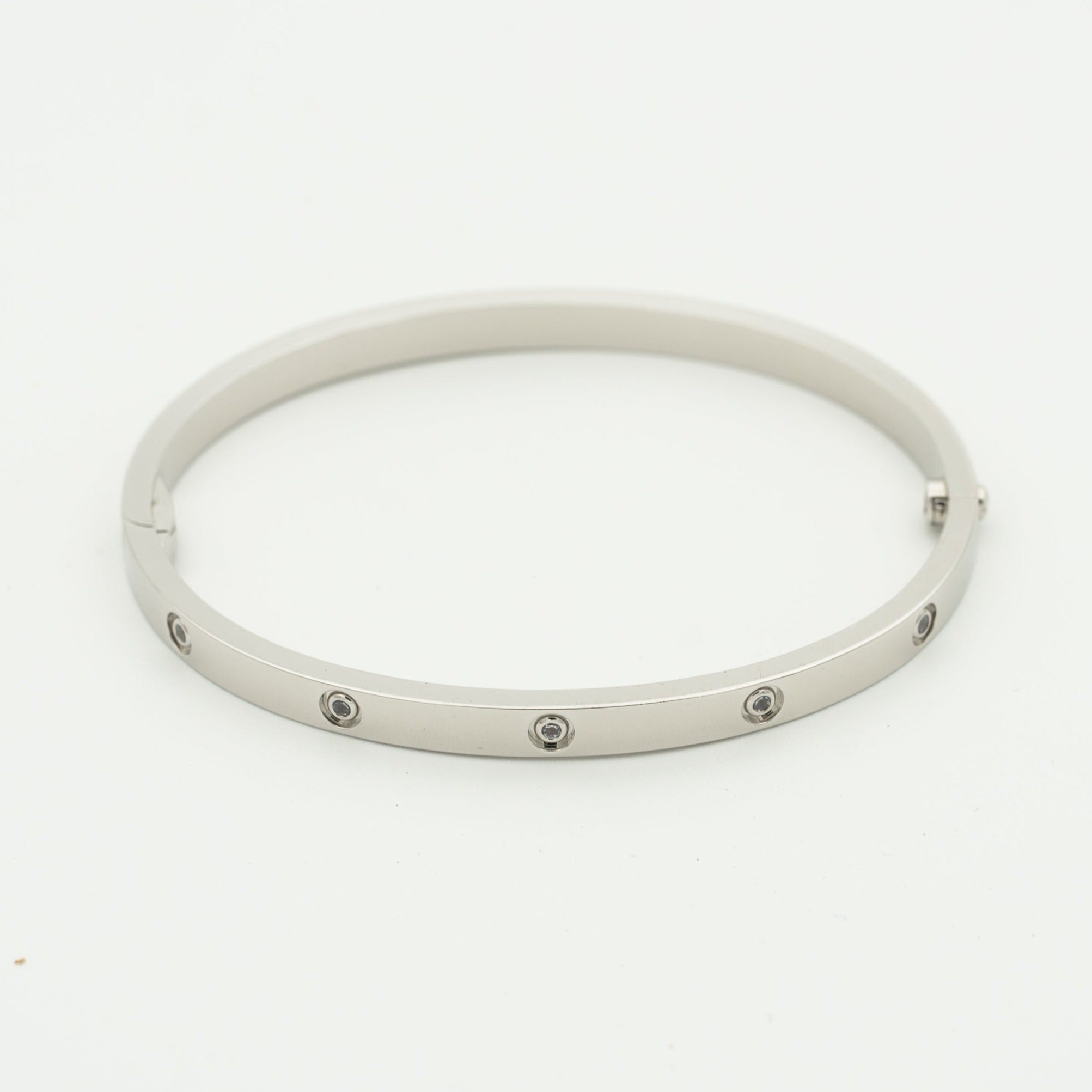 [Vicky]LOVE BRACELET 3.65MM 10 DIAMONDS