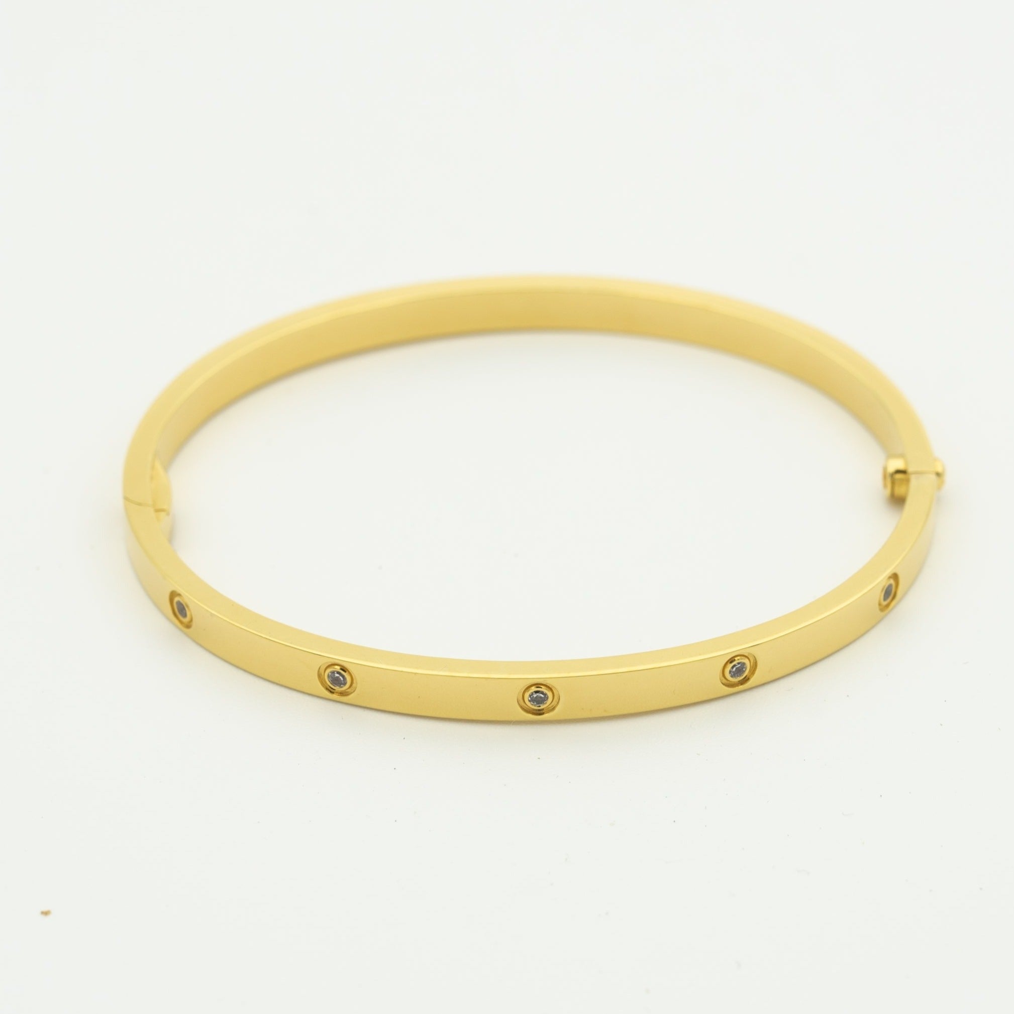 [Vicky]LOVE BRACELET 3.65MM 10 DIAMONDS