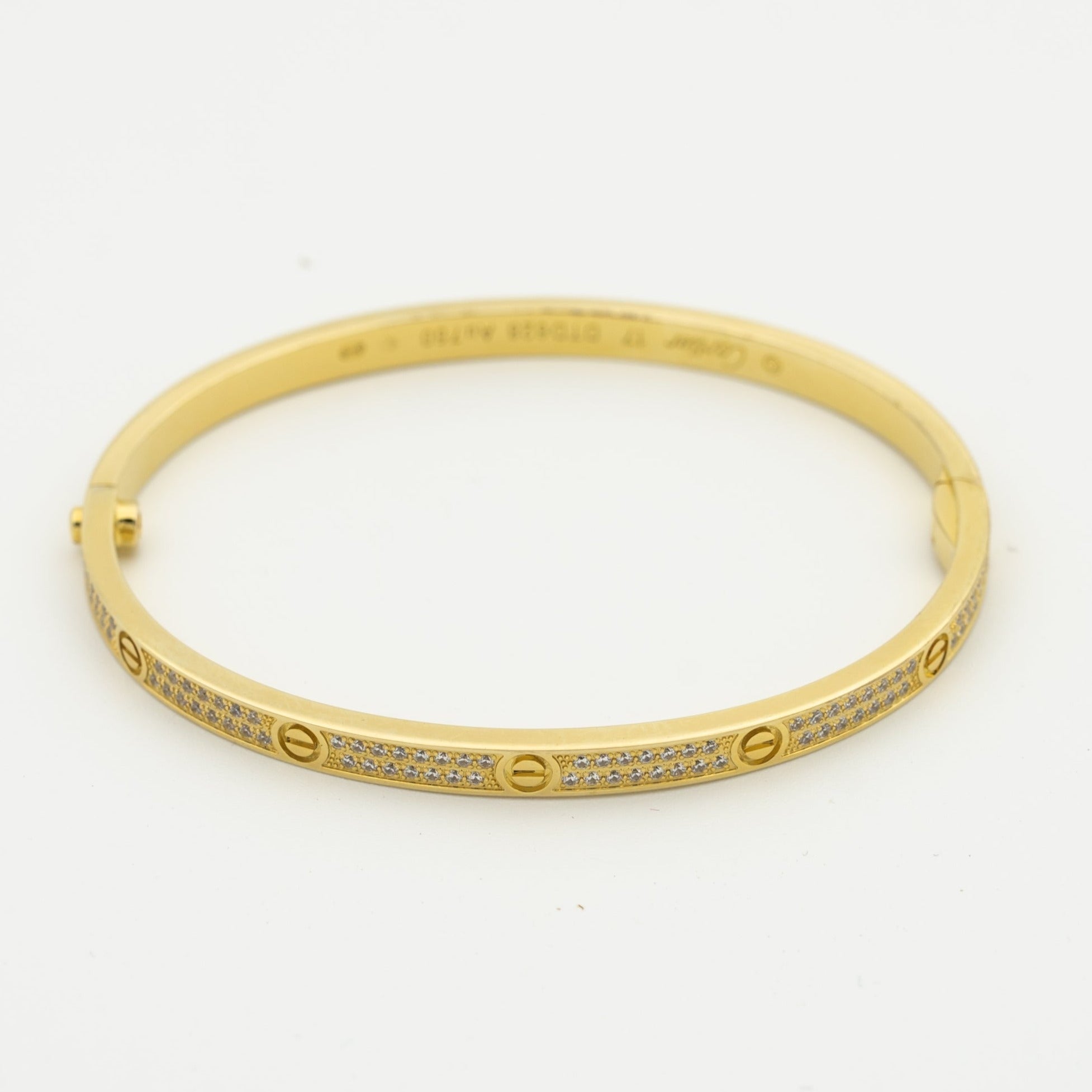 [Vicky]LOVE BRACELET 3.65MM DIAMOND-PAVED