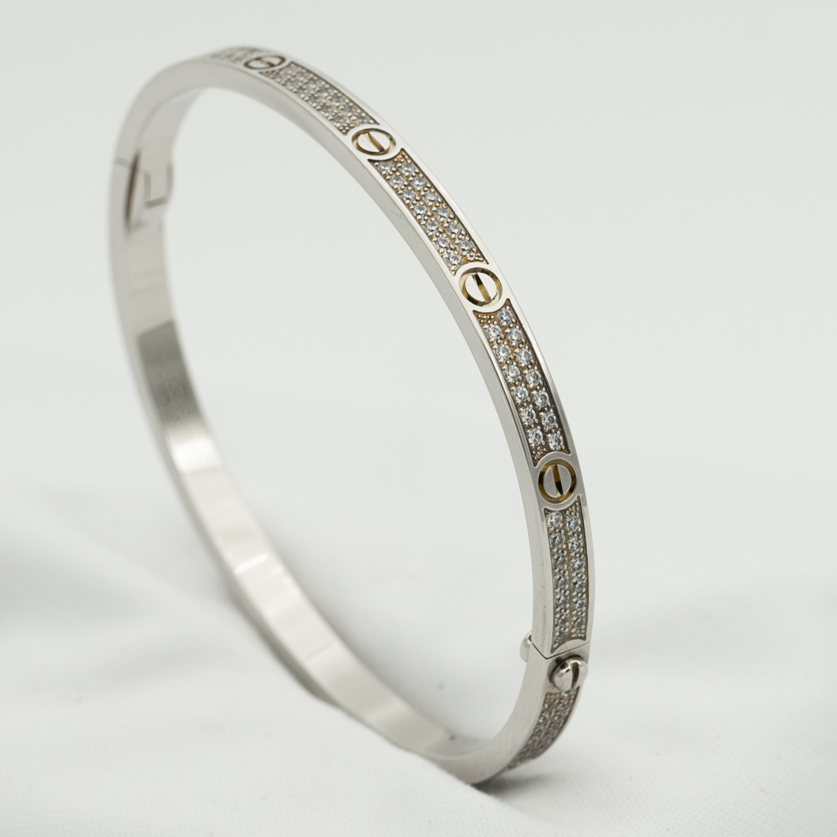 [Vicky]LOVE BRACELET 3.65MM DIAMOND-PAVED