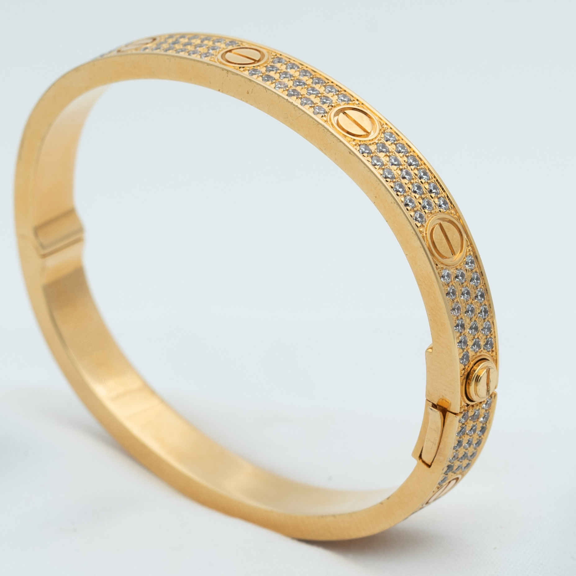 [Vicky]LOVE BRACELET 6.1MM DIAMOND-PAVED