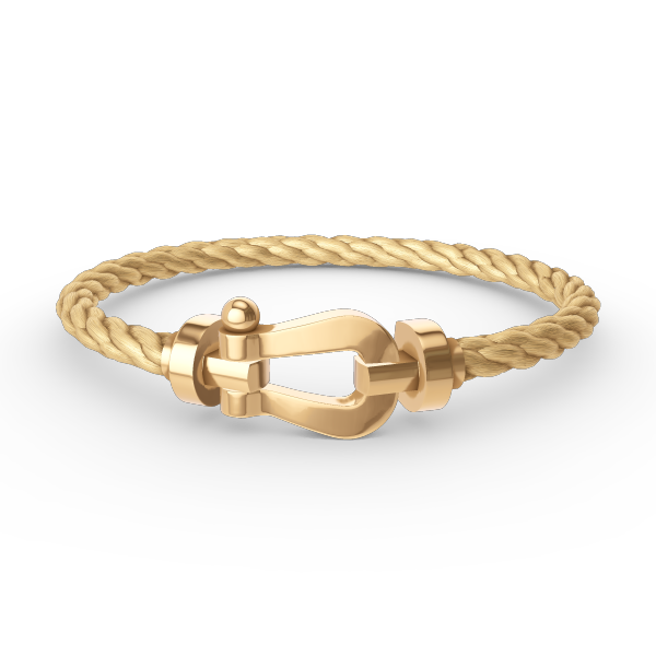 [Vicky]FORCE LARGE HORSESHOE NO DIAMOND BRACELET GOLD