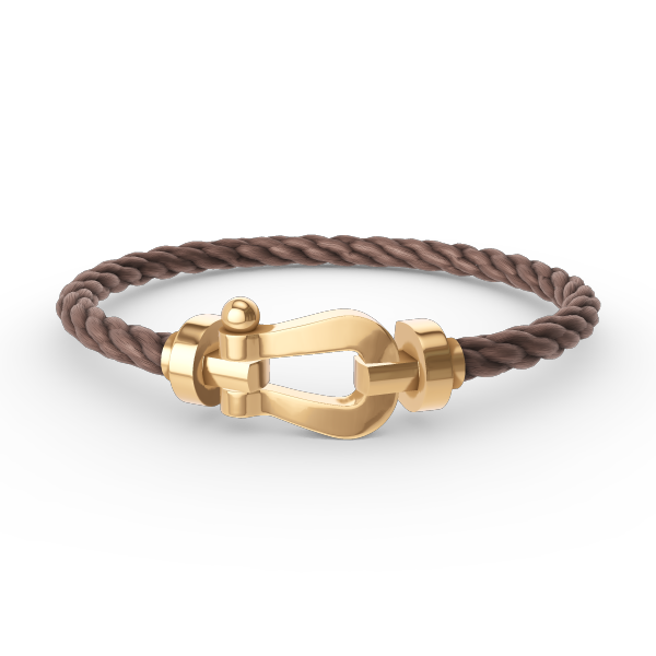 [Vicky]FORCE LARGE HORSESHOE NO DIAMOND BRACELET GOLD