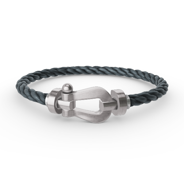[Vicky]FORCE LARGE HORSESHOE NO DIAMOND BRACELET SILVER